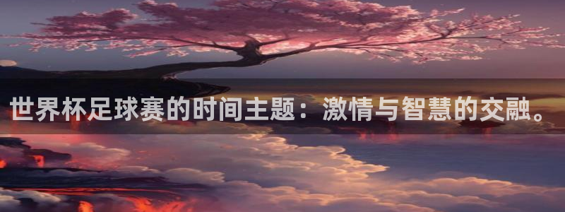世界杯足球赛的时间主题：激情与智慧的交融。