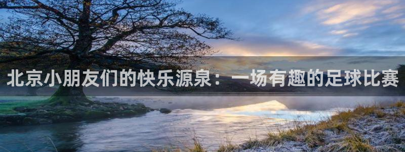北京小朋友们的快乐源泉：一场有趣的足球比赛